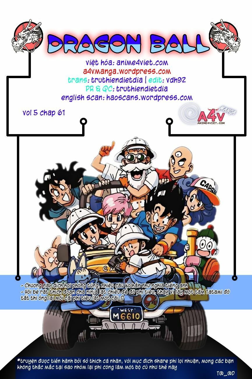 Dragon Ball - Bảy Viên Ngọc Rồng: Chapter 61