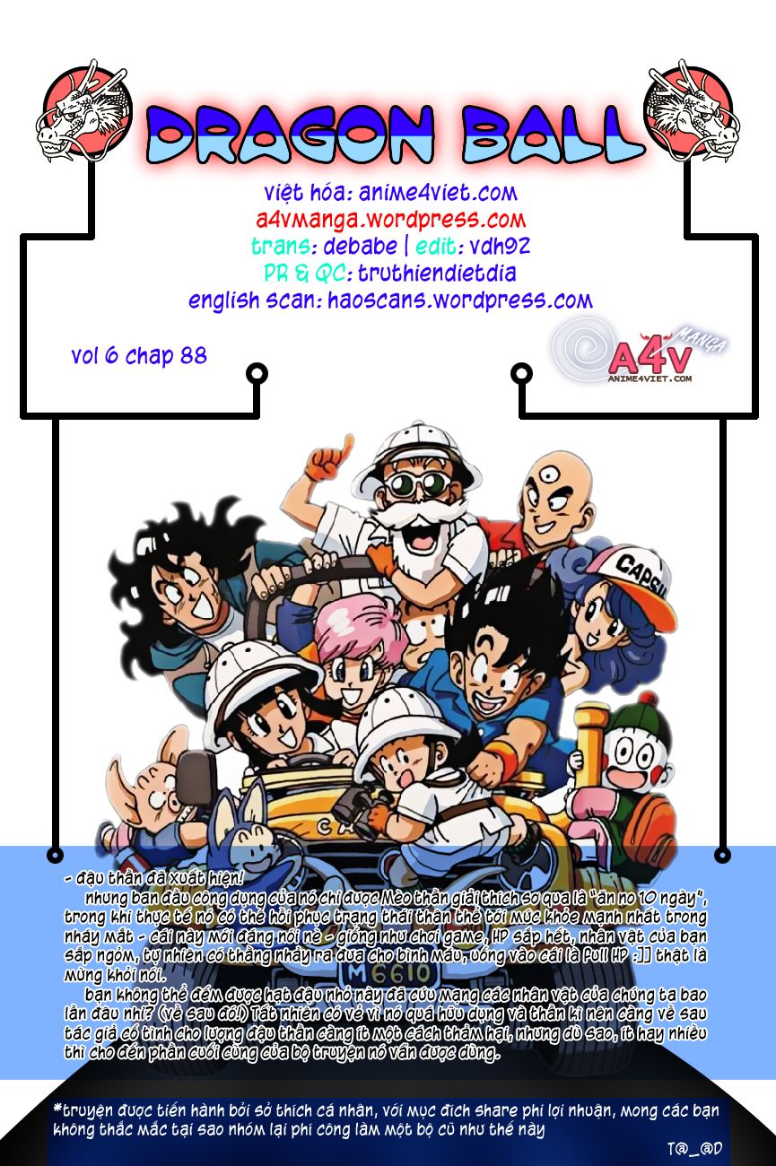 Dragon Ball - Bảy Viên Ngọc Rồng: Chapter 88