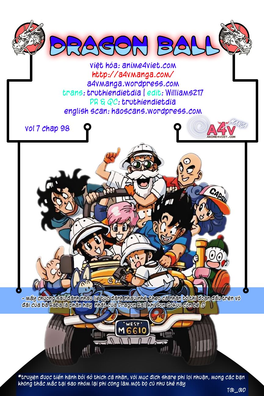 Dragon Ball - Bảy Viên Ngọc Rồng: Chapter 98