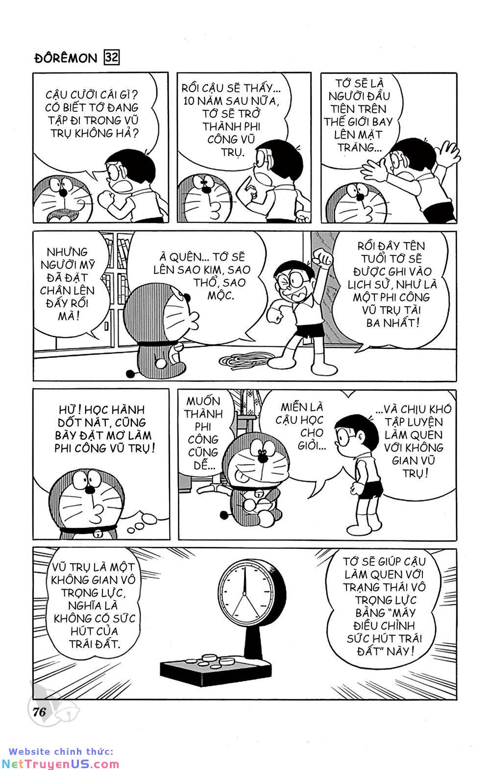Doraemon: Chapter 572: Không gian vô trọng lực