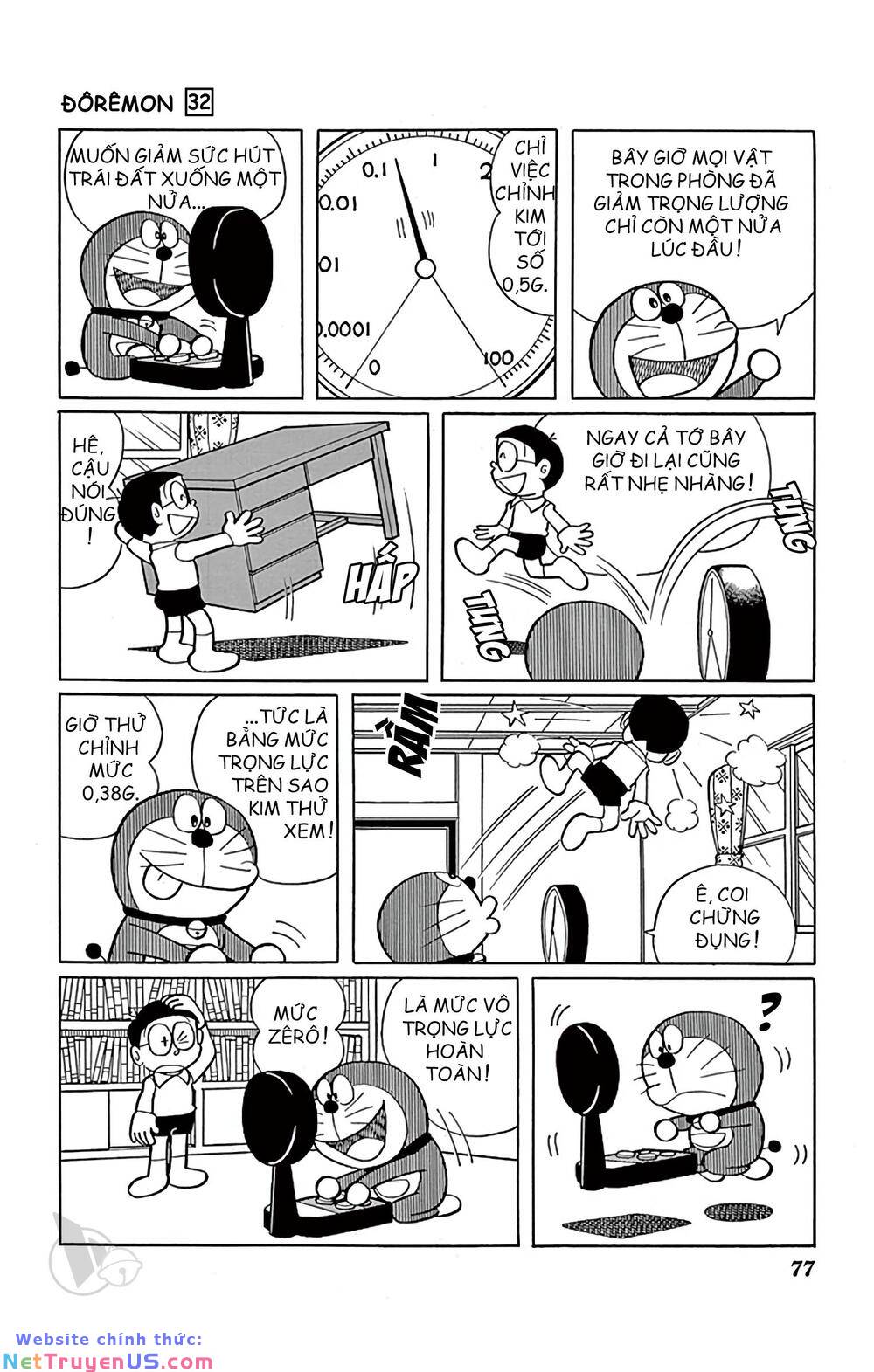 Doraemon: Chapter 572: Không gian vô trọng lực