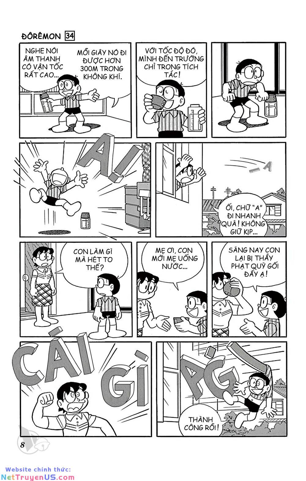 Doraemon: Chapter 600: Những mẫu tự biết bay (Tập 34)