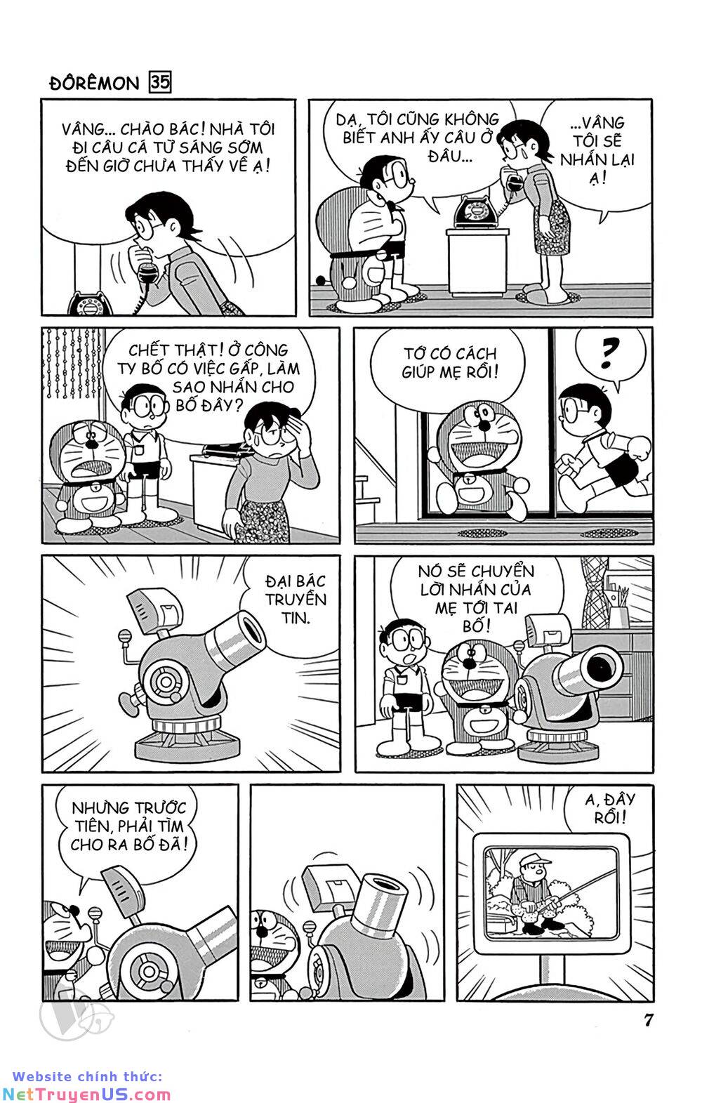 Doraemon: Chapter 618: Đại bác truyền tin (Tập 35)