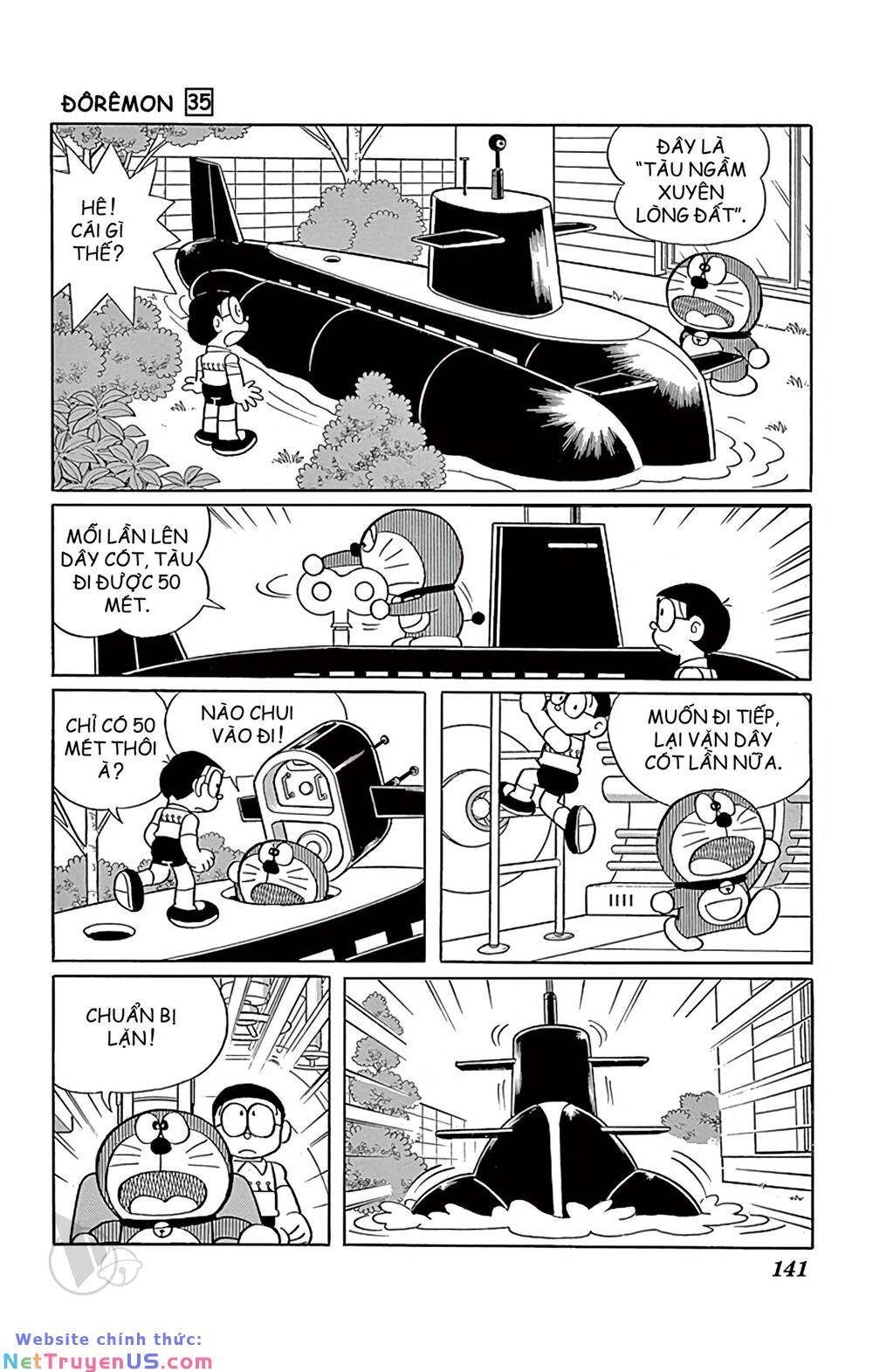 Doraemon: Chapter 632: Tàu ngầm xuyên lòng đất