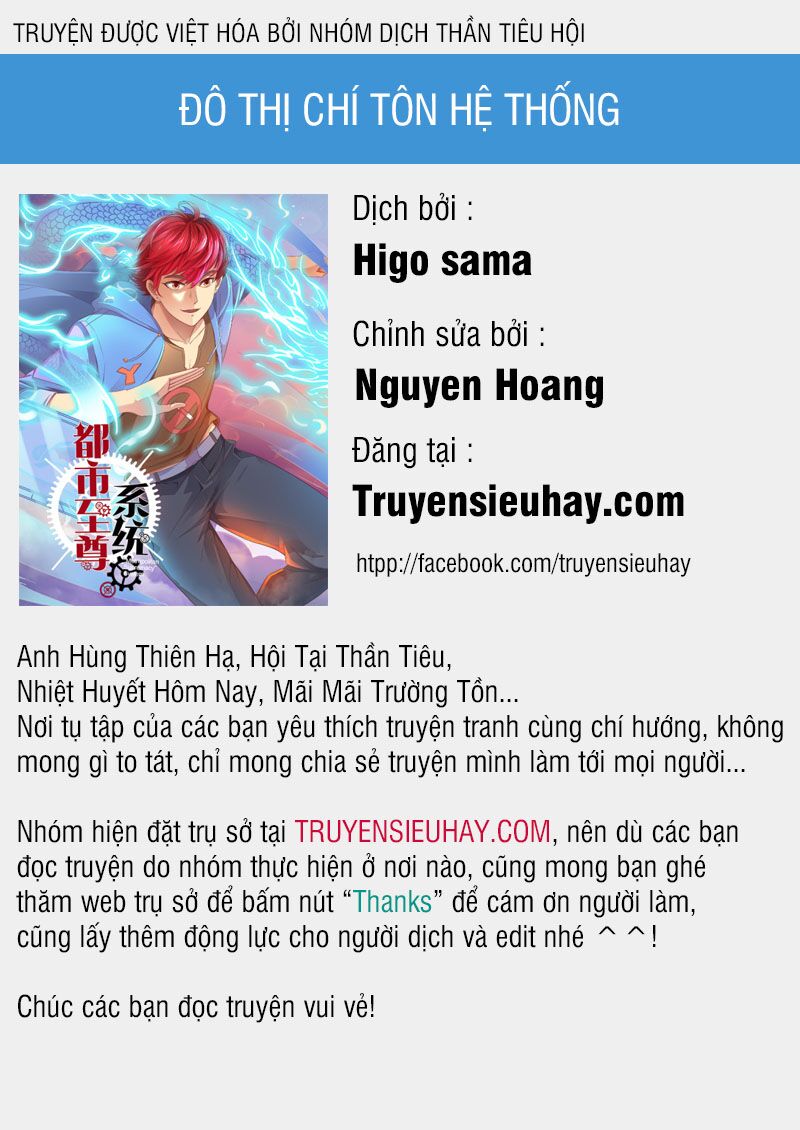Đô Thị Chí Tôn Hệ Thống: Chapter 2