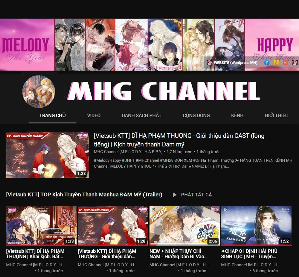 Lang Quân, Xin Đừng...!: Chapter 77: MHG Channel