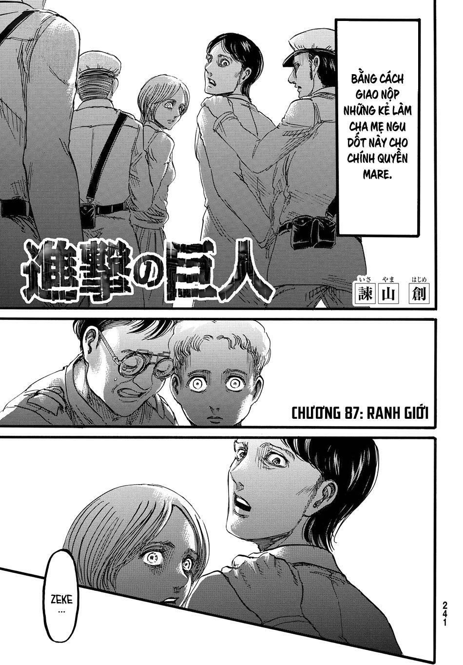 Đại Chiến Người Khổng Lồ: Chapter 87