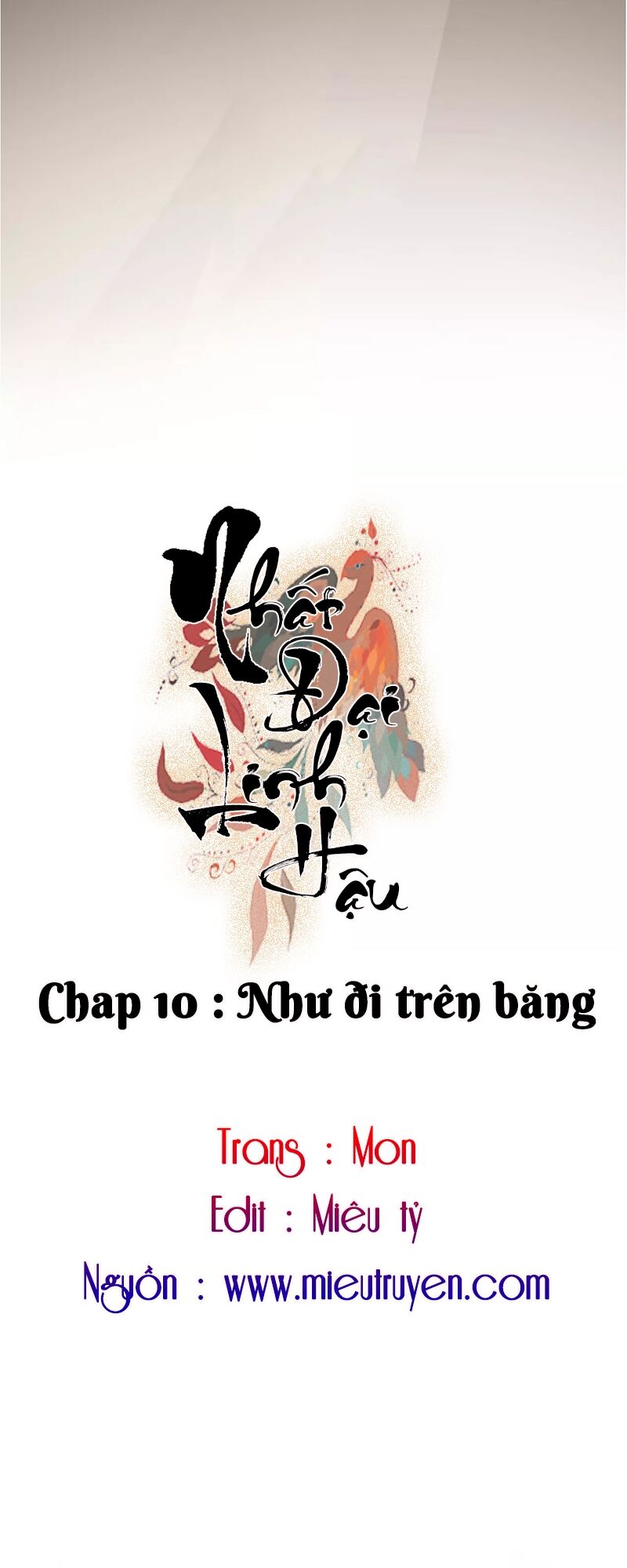 Nhất Đại Linh Hậu: Chapter 10