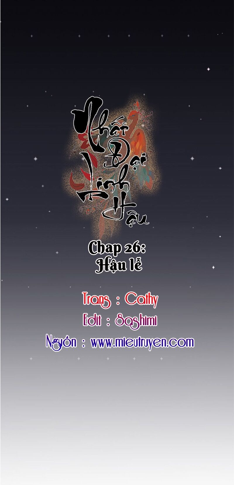 Nhất Đại Linh Hậu: Chapter 26