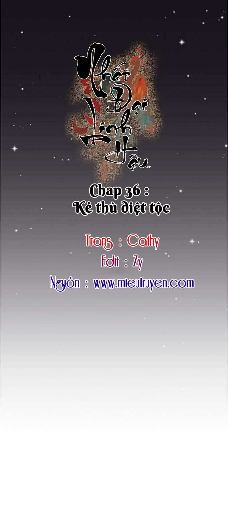 Nhất Đại Linh Hậu: Chapter 36