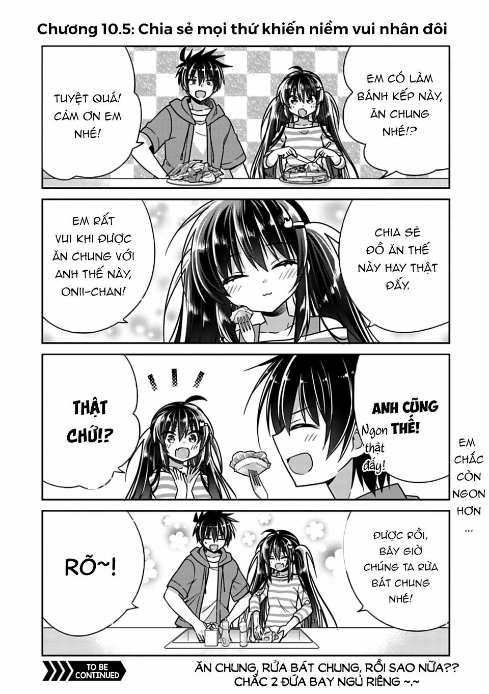 Siscon Ani To Brocon Imouto Ga Shoujiki Ni Nattara: Chapter 10.5