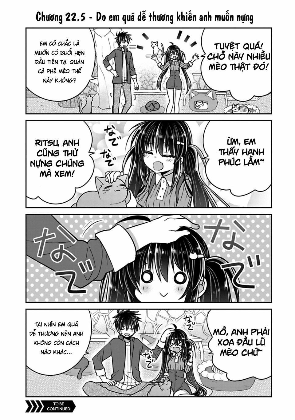 Siscon Ani To Brocon Imouto Ga Shoujiki Ni Nattara: Chapter 22.5: - Do em quá dễ thương khiến anh muốn nựng