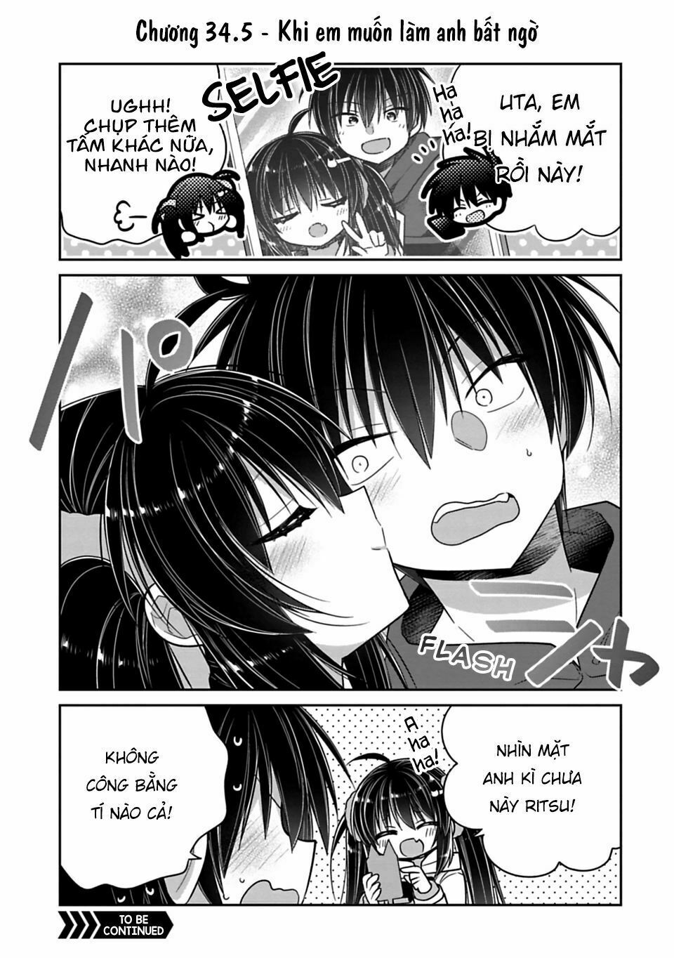 Siscon Ani To Brocon Imouto Ga Shoujiki Ni Nattara: Chapter 34.5: - Khi em muốn làm anh bất ngờ