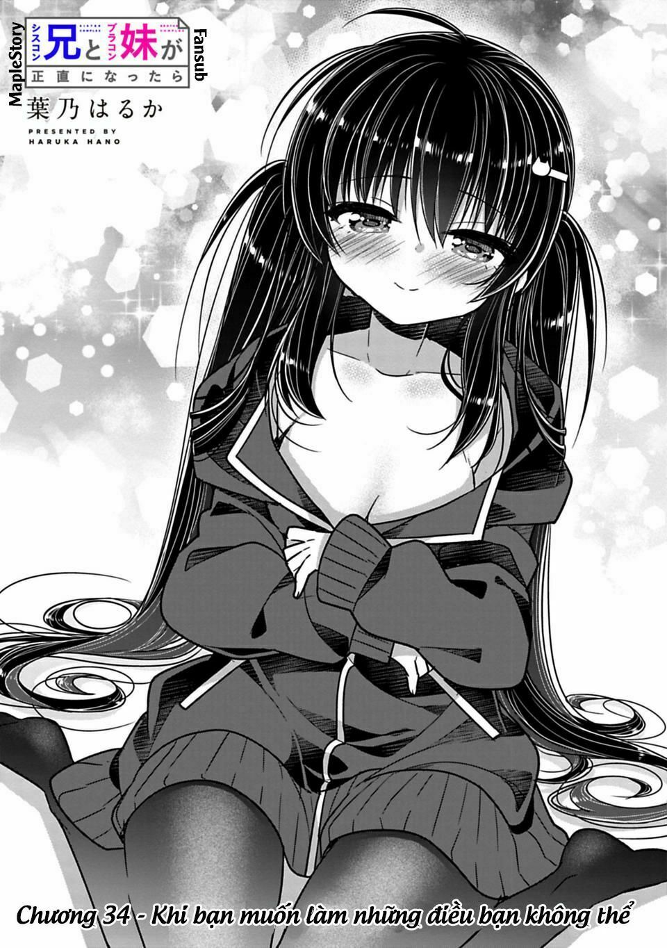 Siscon Ani To Brocon Imouto Ga Shoujiki Ni Nattara: Chapter 34: - Khi bạn muốn làm những điều bạn không thể