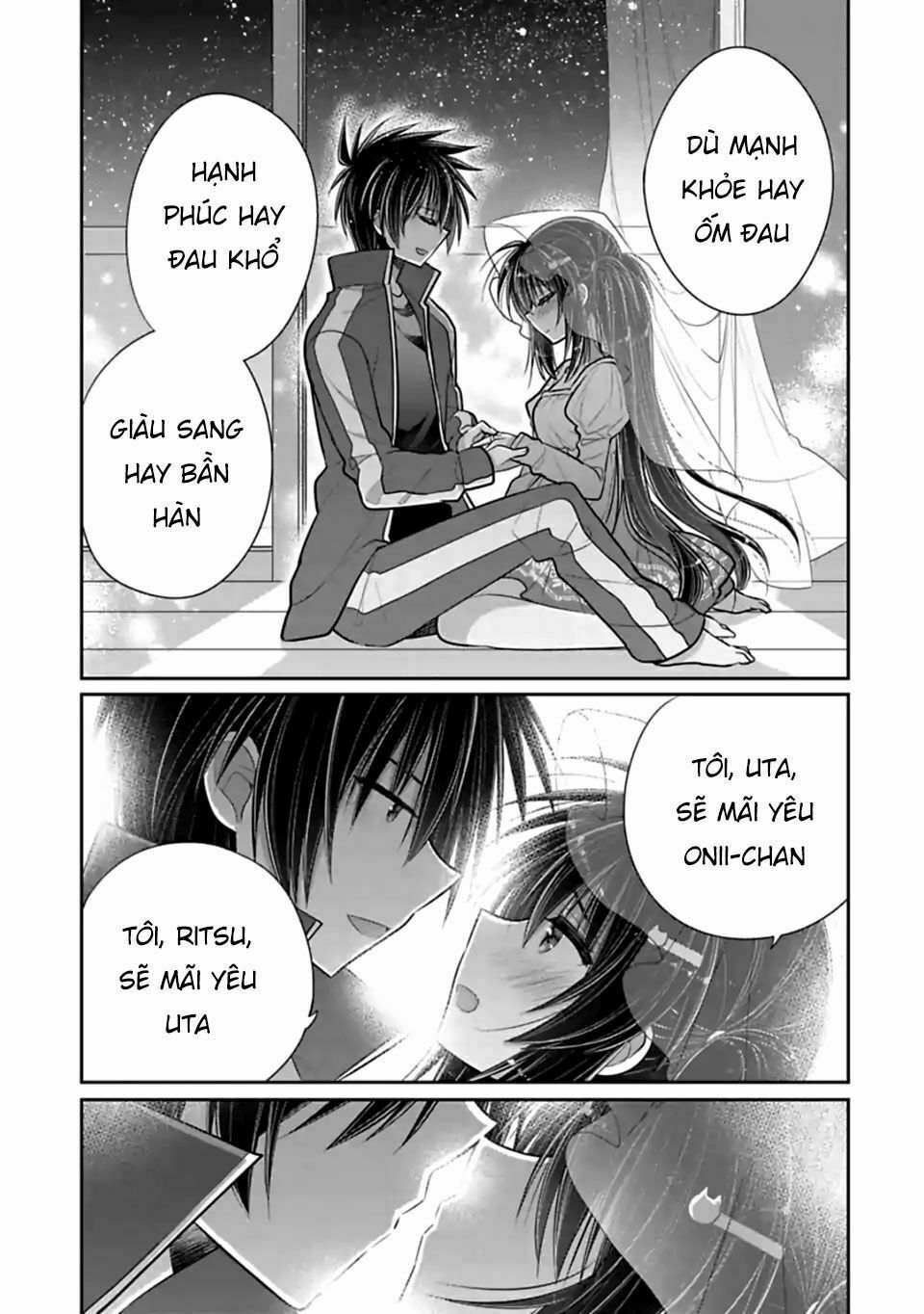 Siscon Ani To Brocon Imouto Ga Shoujiki Ni Nattara: Chapter 46: - Nguyện cầu cho tương lai cuộc tình đôi ta