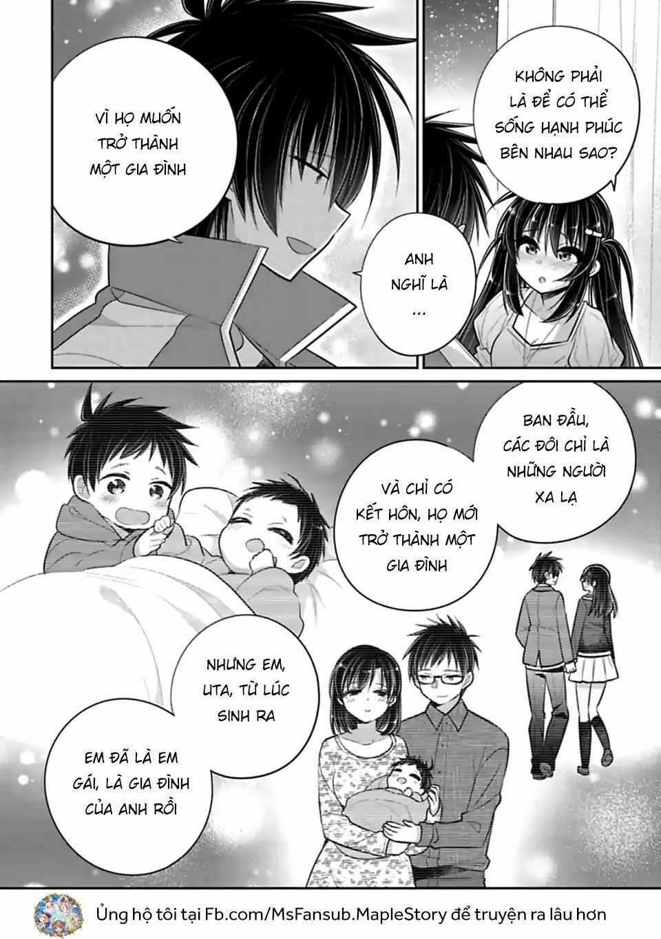 Siscon Ani To Brocon Imouto Ga Shoujiki Ni Nattara: Chapter 46: - Nguyện cầu cho tương lai cuộc tình đôi ta