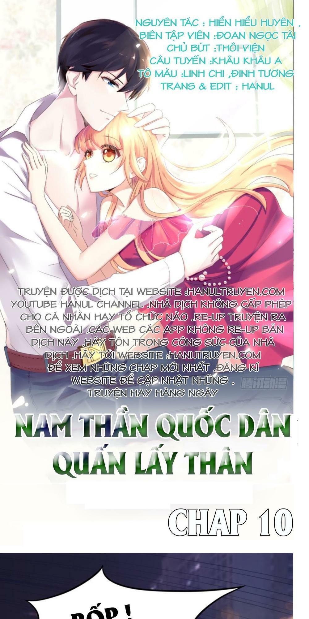 Nam Thần Quốc Dân Quấn Lấy Tôi: Chapter 10