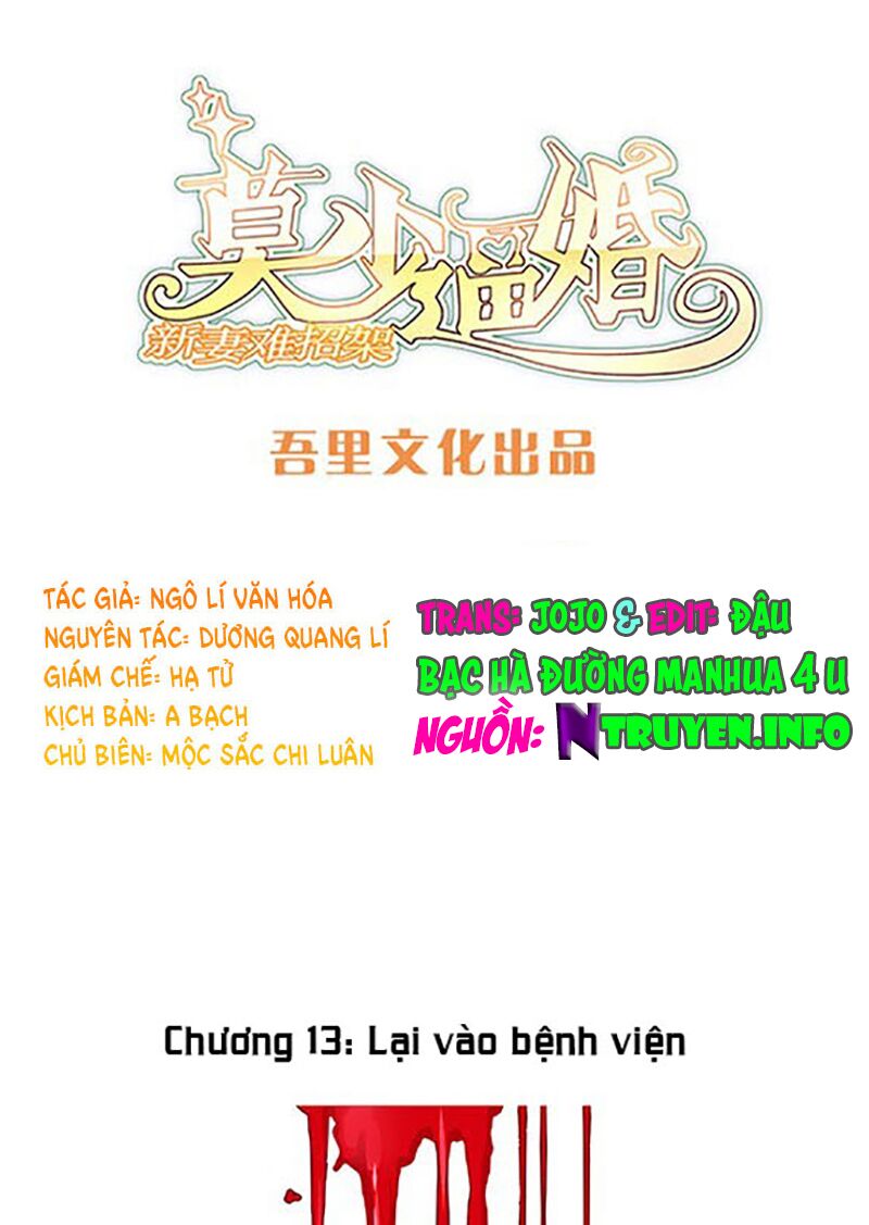 Mạc Thiếu Bức Hôn: Vợ Mới Khó Chống Đỡ: Chapter 13