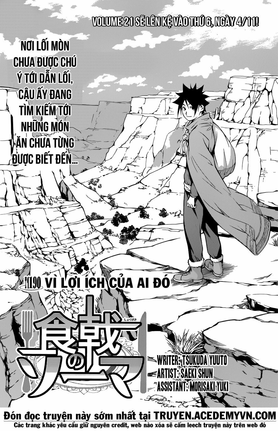 Cuộc Chiến Ẩm Thực: Chapter 190