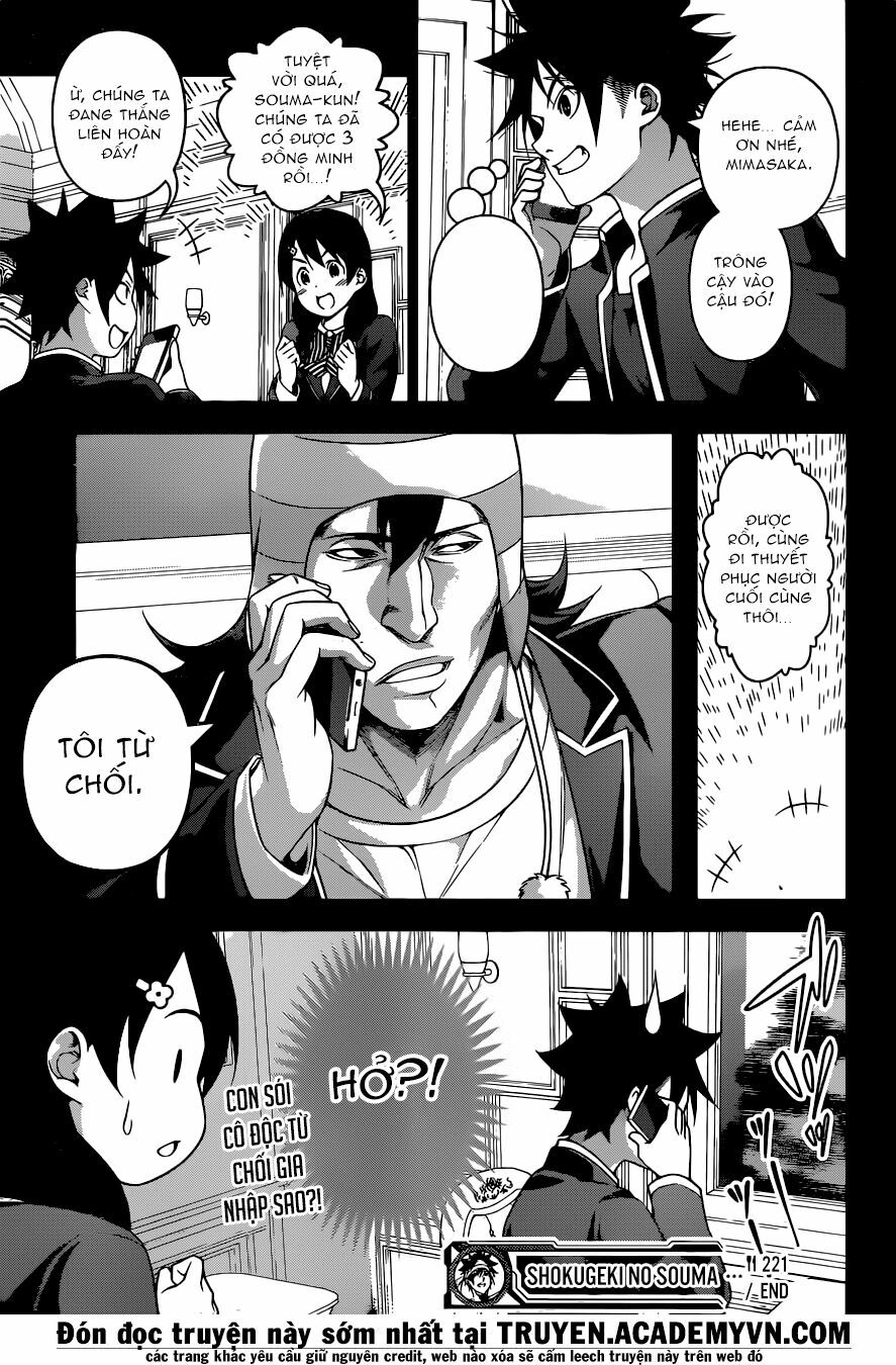 Cuộc Chiến Ẩm Thực: Chapter 221