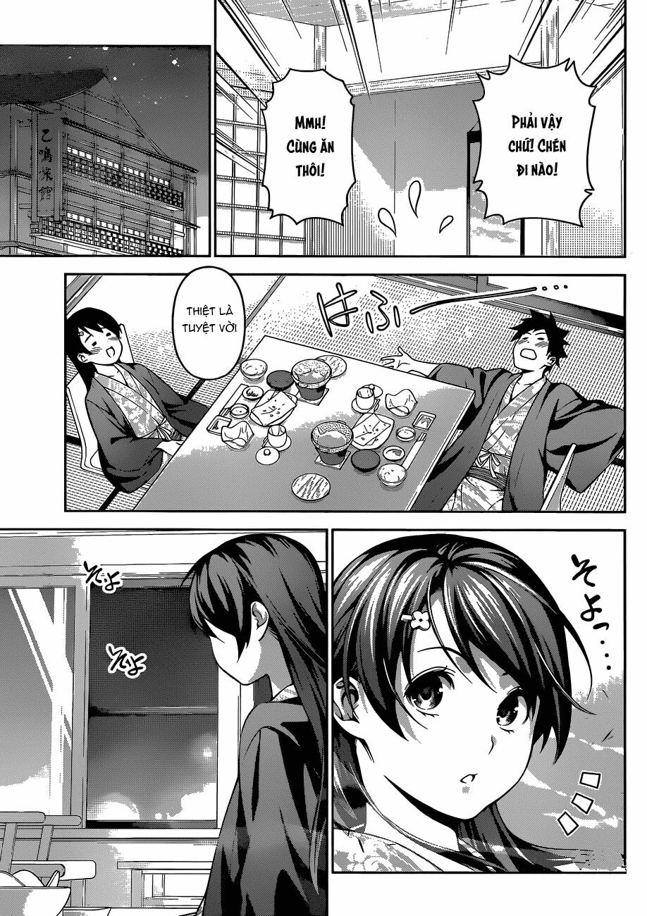 Cuộc Chiến Ẩm Thực: Chapter 265: Hồ sơ vụ án suối nước nóng của Souma và Megumi, Phần 1 : Bí mật ẩn sâu làn hơi nước