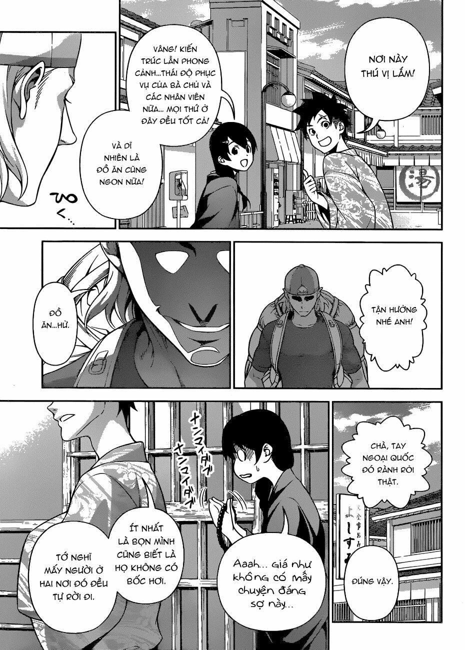 Cuộc Chiến Ẩm Thực: Chapter 266: Hồ sơ vụ án suối nước nóng của Souma và Megumi, Phần 2 : Phảng phất hương vị của Shokugeki