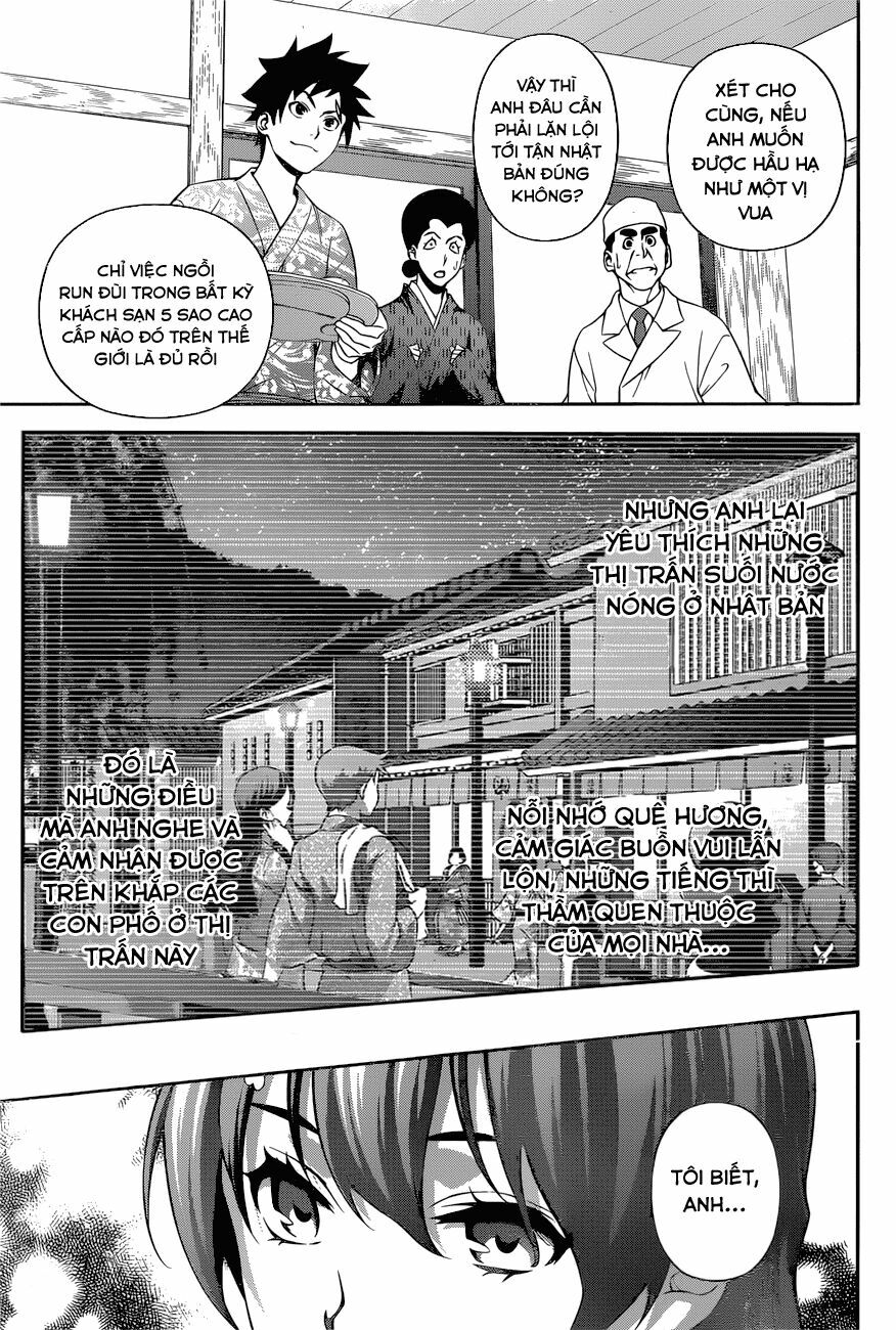 Cuộc Chiến Ẩm Thực: Chapter 269: Hồ sơ vụ án suối nước nóng của Souma và Megumi, Phần 5 : Ngành dịch vụ của Megumi