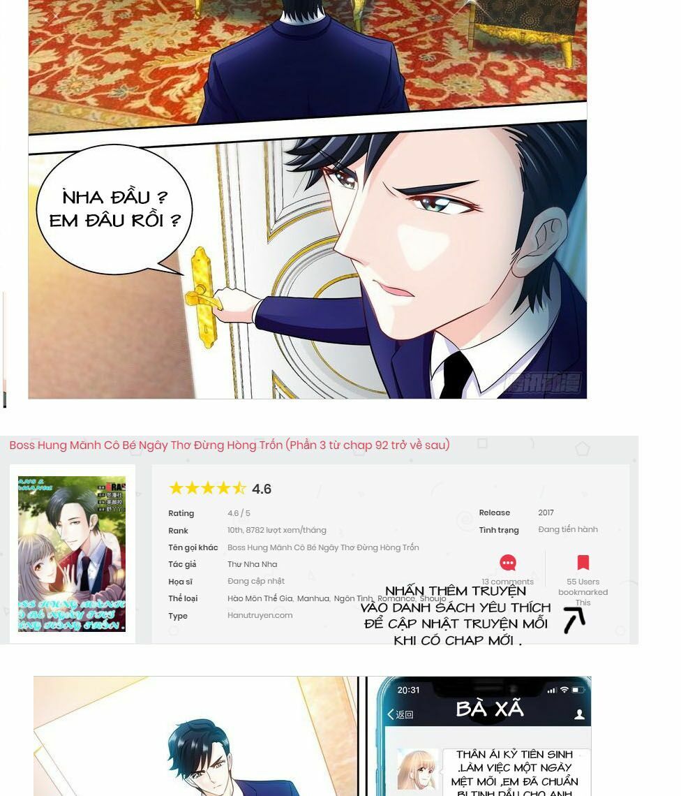 Boss Hung Mãnh Cô Bé Ngây Thơ Đừng Hòng Trốn: Chapter 105