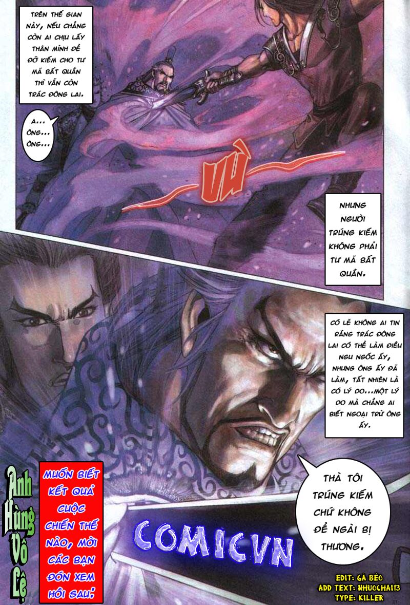 Anh Hùng Vô Lệ: Chapter 5