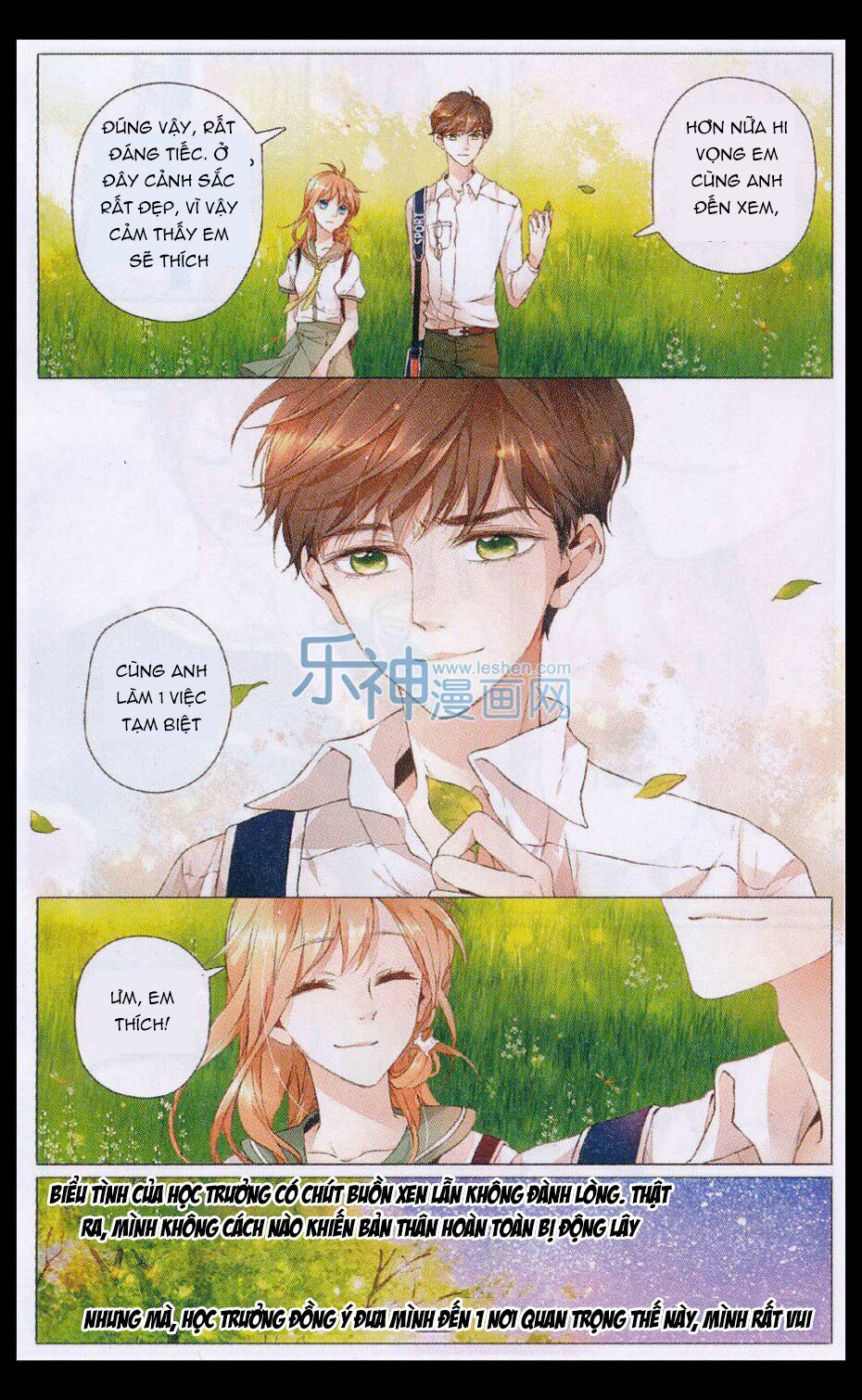 Tình yêu là màu hoa anh thảo: Chapter 10