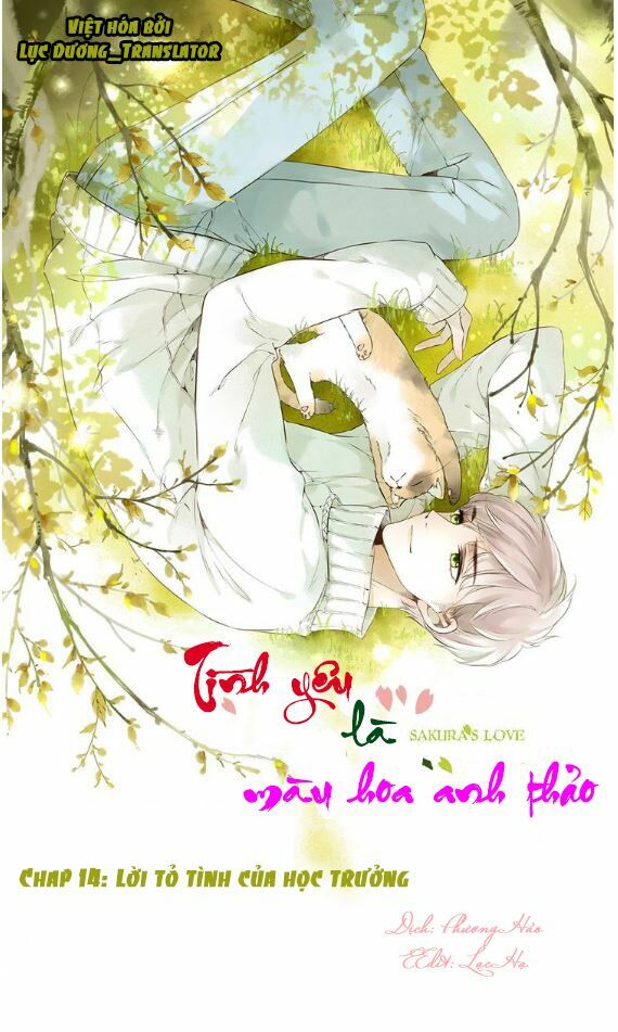 Tình yêu là màu hoa anh thảo: Chapter 14