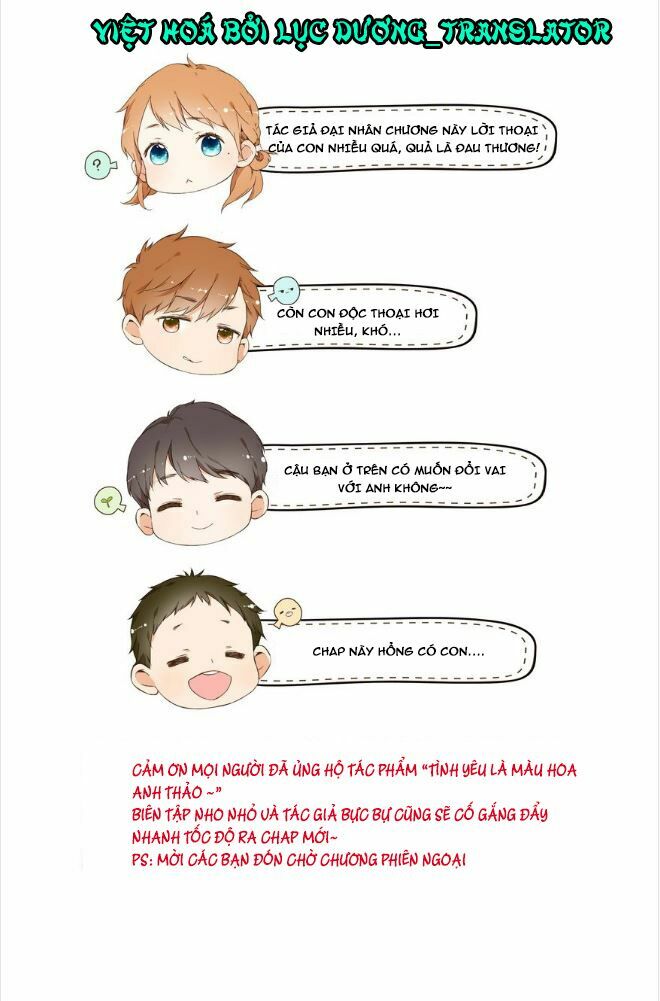 Tình yêu là màu hoa anh thảo: Chapter 14