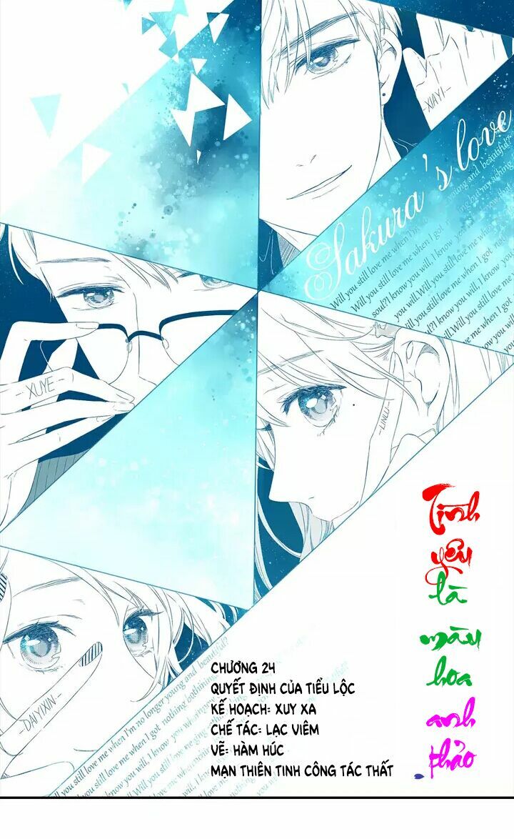 Tình yêu là màu hoa anh thảo: Chapter 24