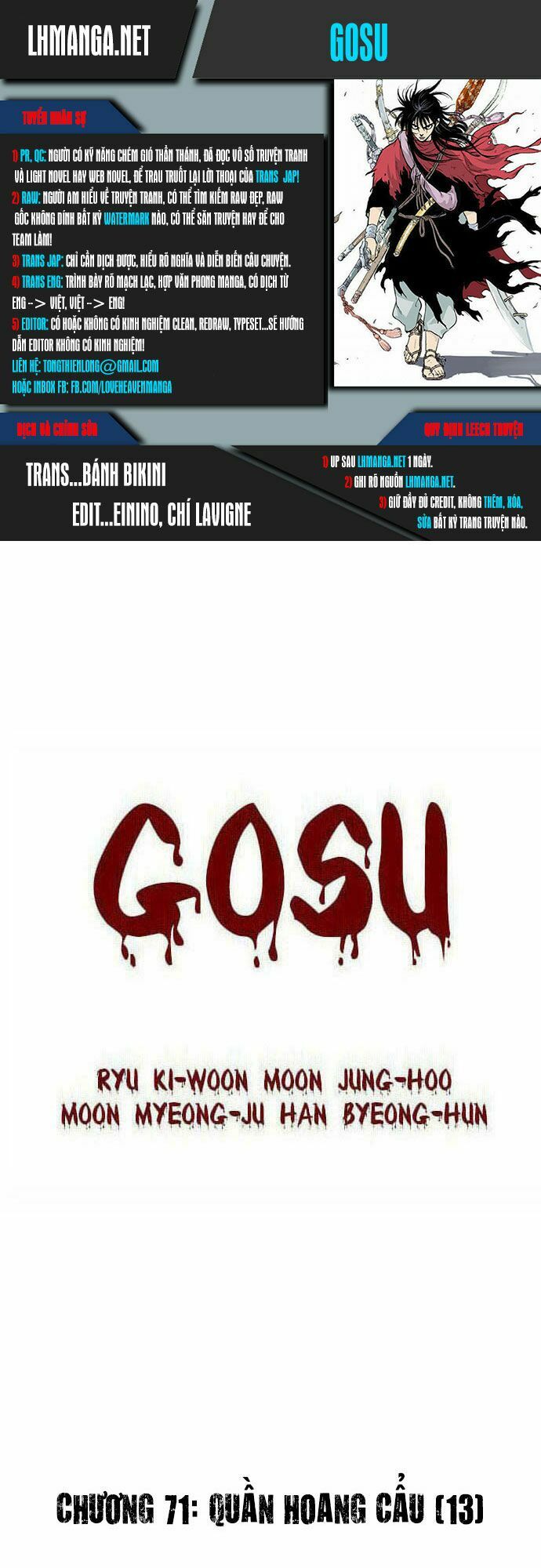 Gosu - Cao Thủ: Chapter 71