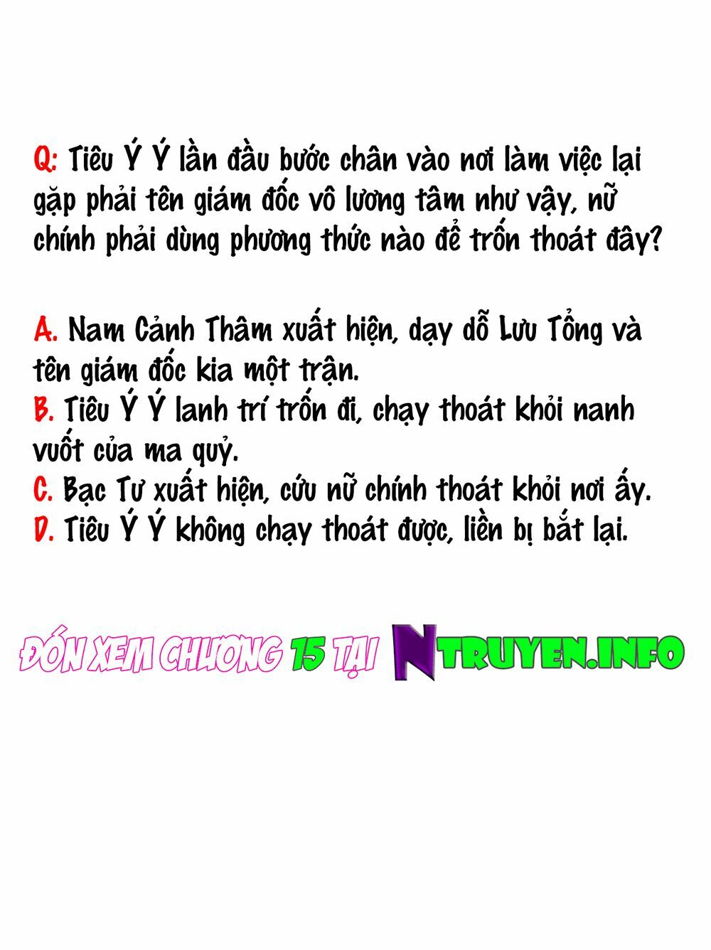 Manh thê khó dỗ: Chapter 14