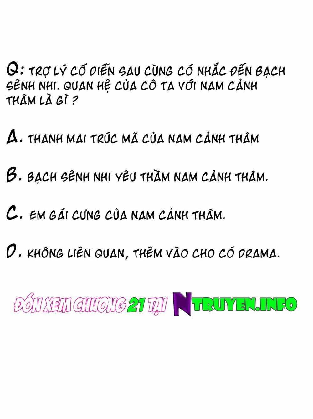Manh thê khó dỗ: Chapter 20