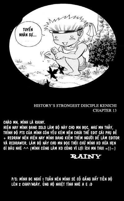 History's Strongest Disciple Kenichi: Chapter 13