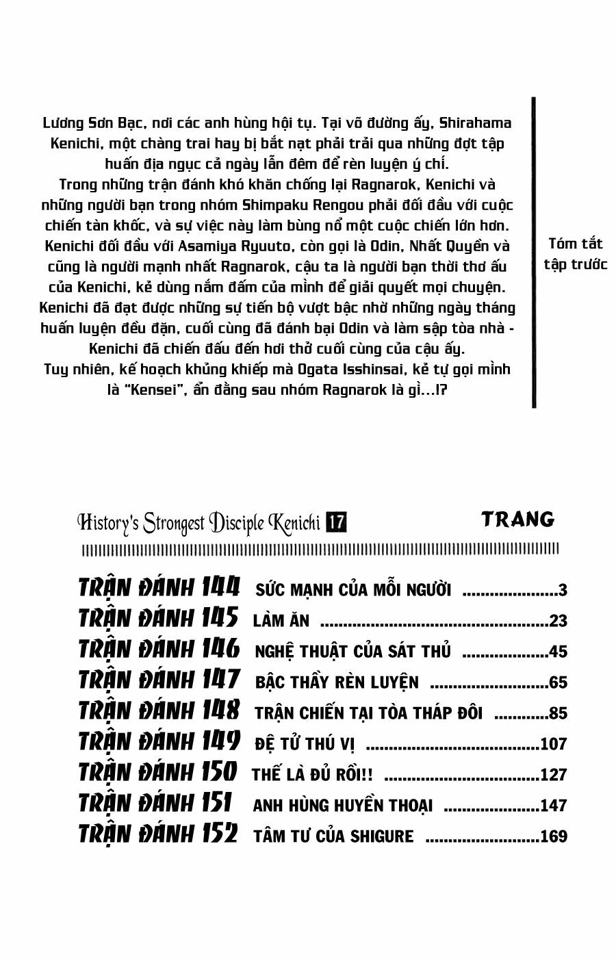 History's Strongest Disciple Kenichi: Chapter 144