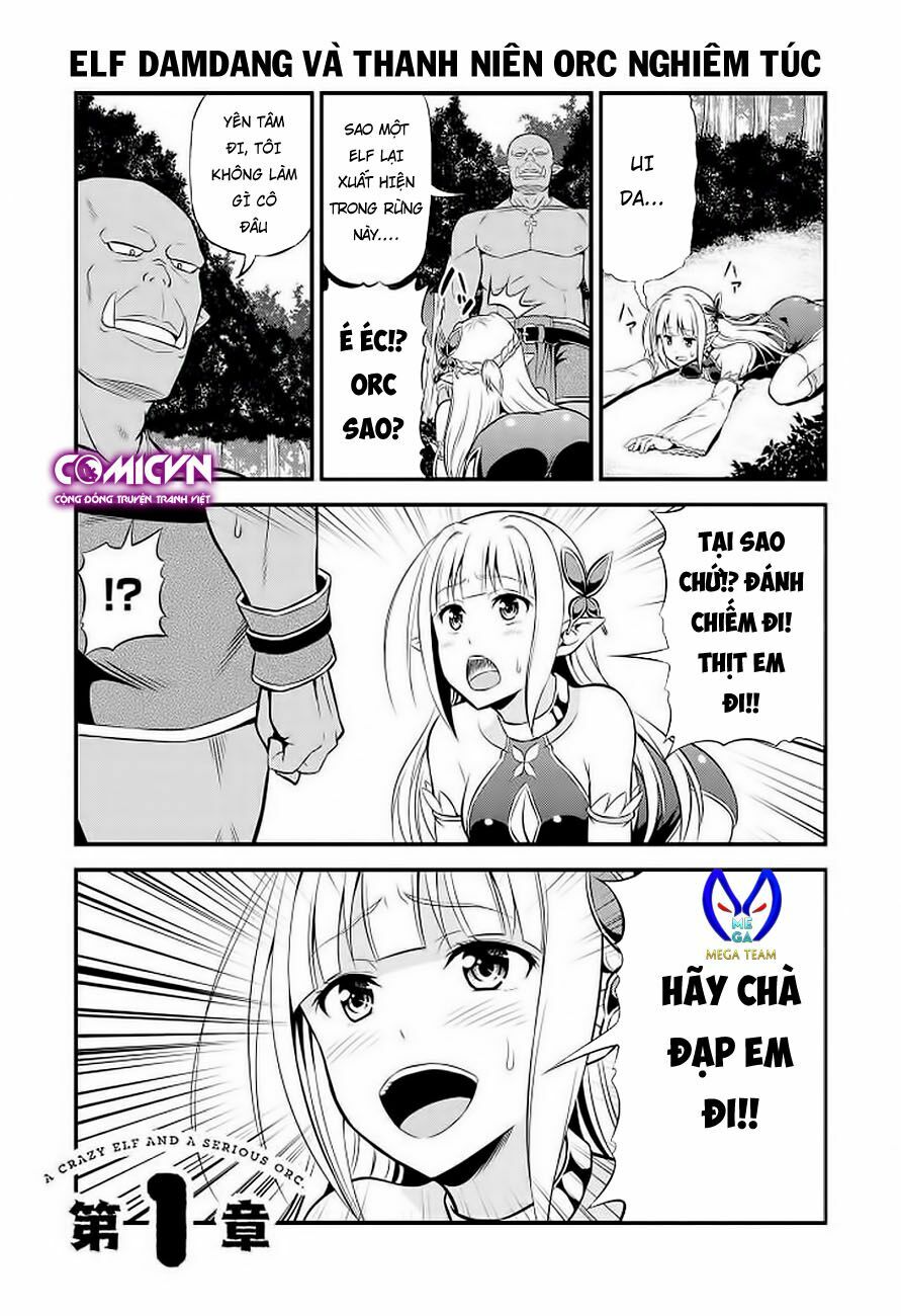 Elf dam dang vs Orc thanh niên nghiêm túc: Chapter 1