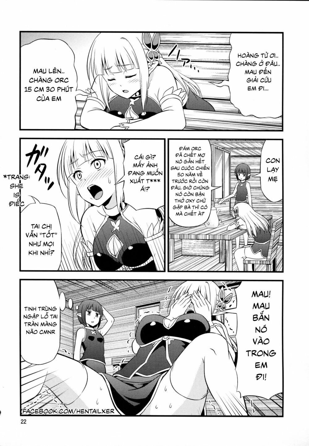 Elf dam dang vs Orc thanh niên nghiêm túc: Chapter 18: - Hồi còn ở làng 2