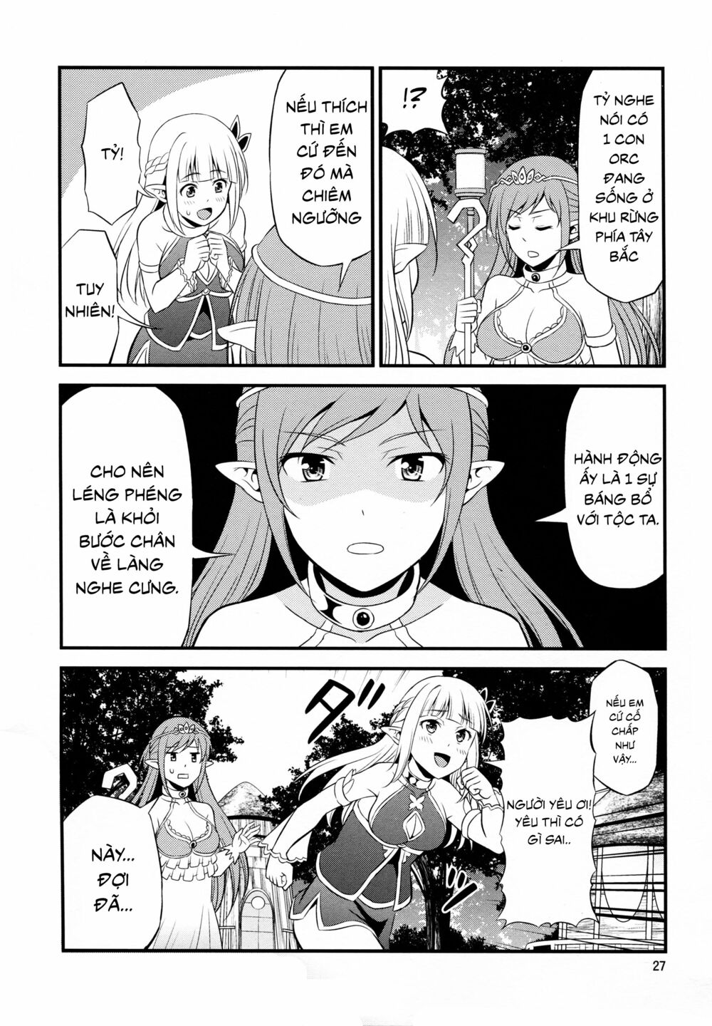 Elf dam dang vs Orc thanh niên nghiêm túc: Chapter 23: +24