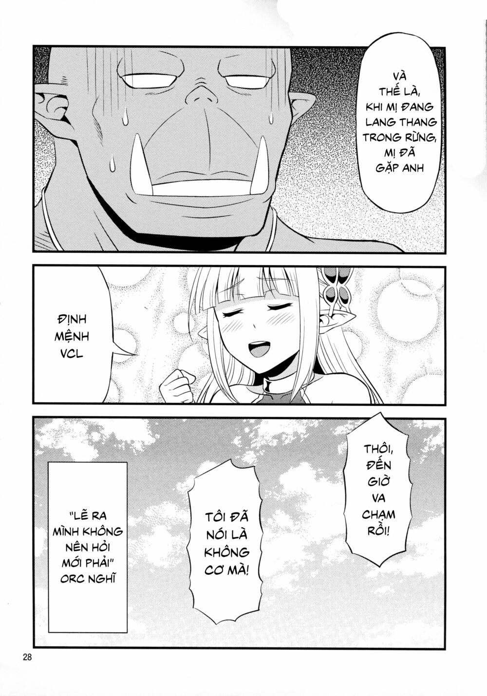 Elf dam dang vs Orc thanh niên nghiêm túc: Chapter 23: +24