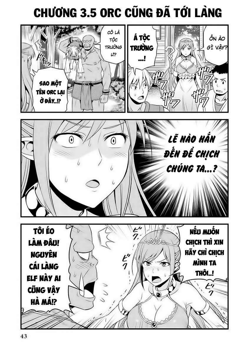 Elf dam dang vs Orc thanh niên nghiêm túc: Chapter 3.5