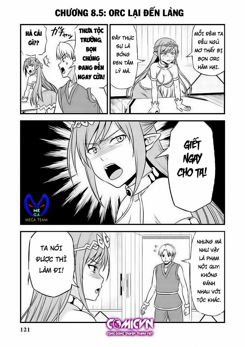 Elf dam dang vs Orc thanh niên nghiêm túc: Chapter 8.5