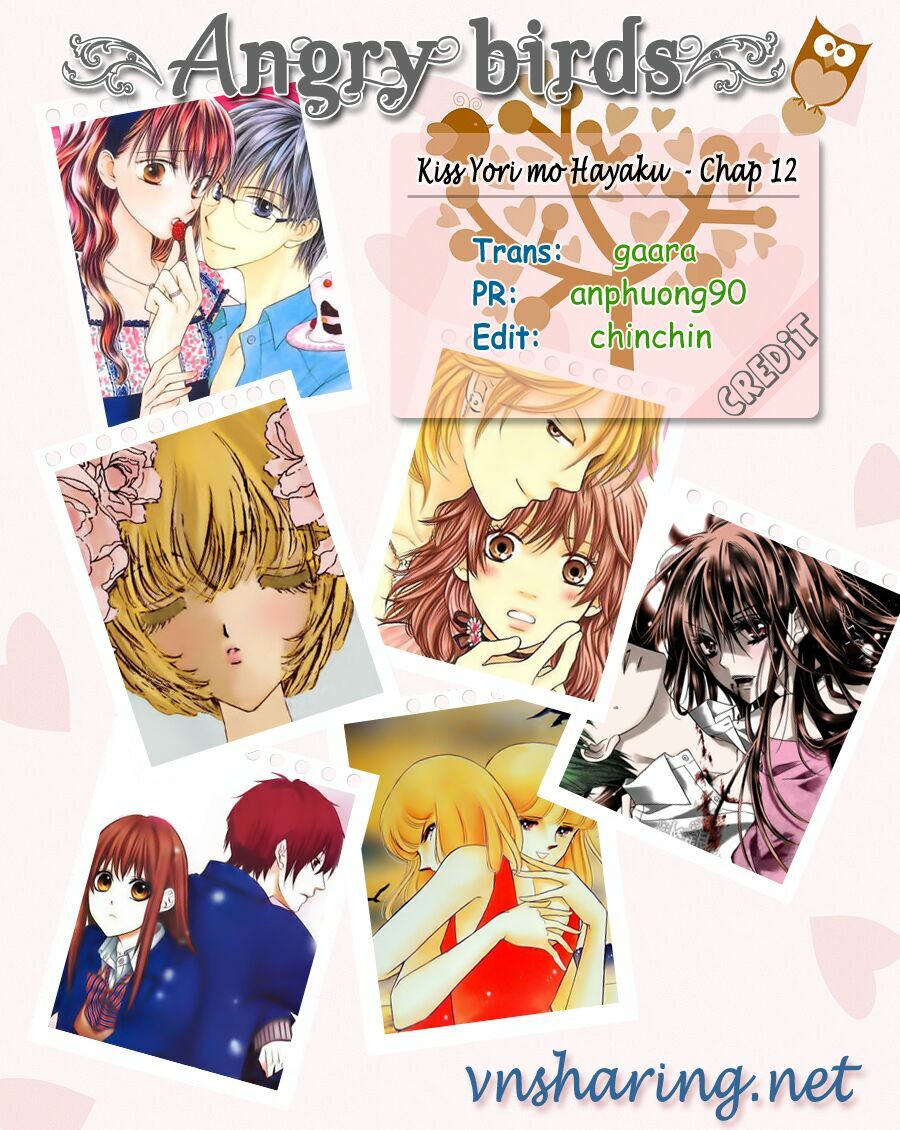 Faster than a kiss - Kiss Yori mo Hayaku: Chapter 12