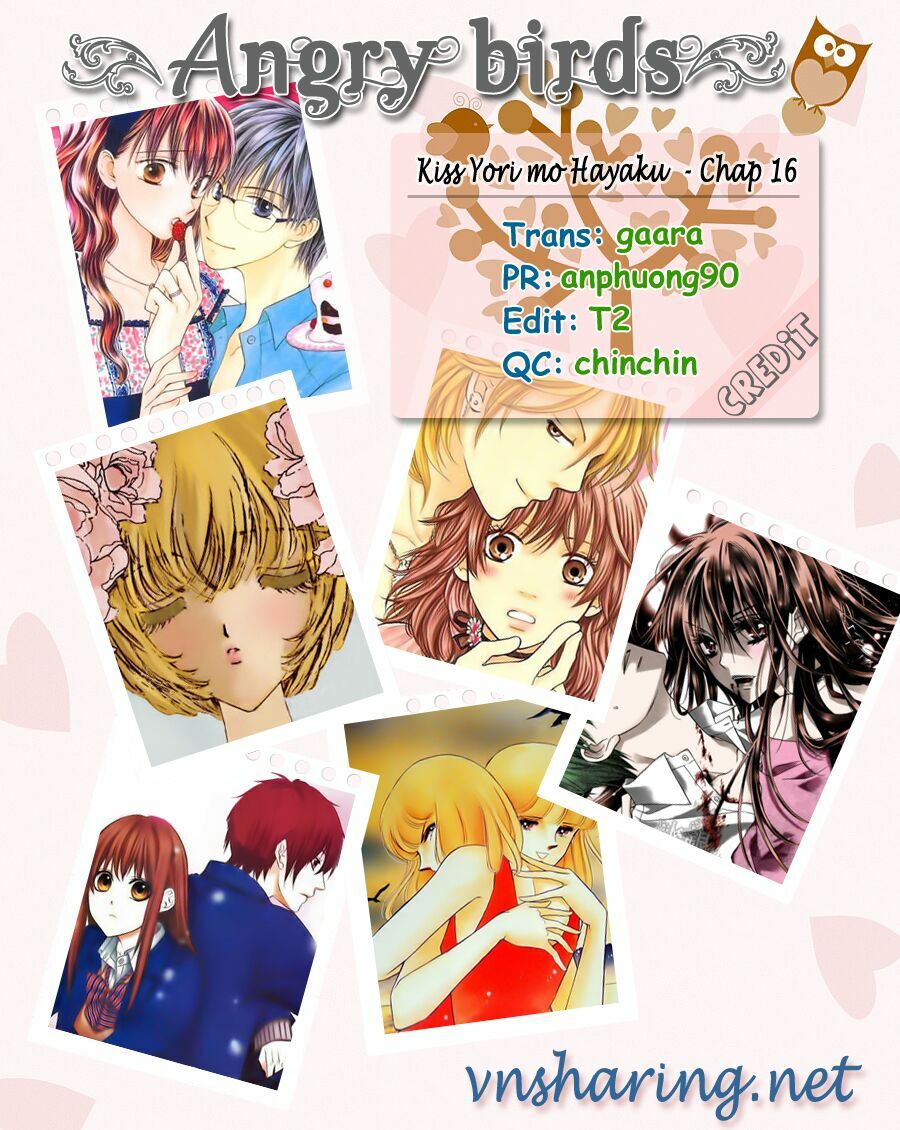 Faster than a kiss - Kiss Yori mo Hayaku: Chapter 16