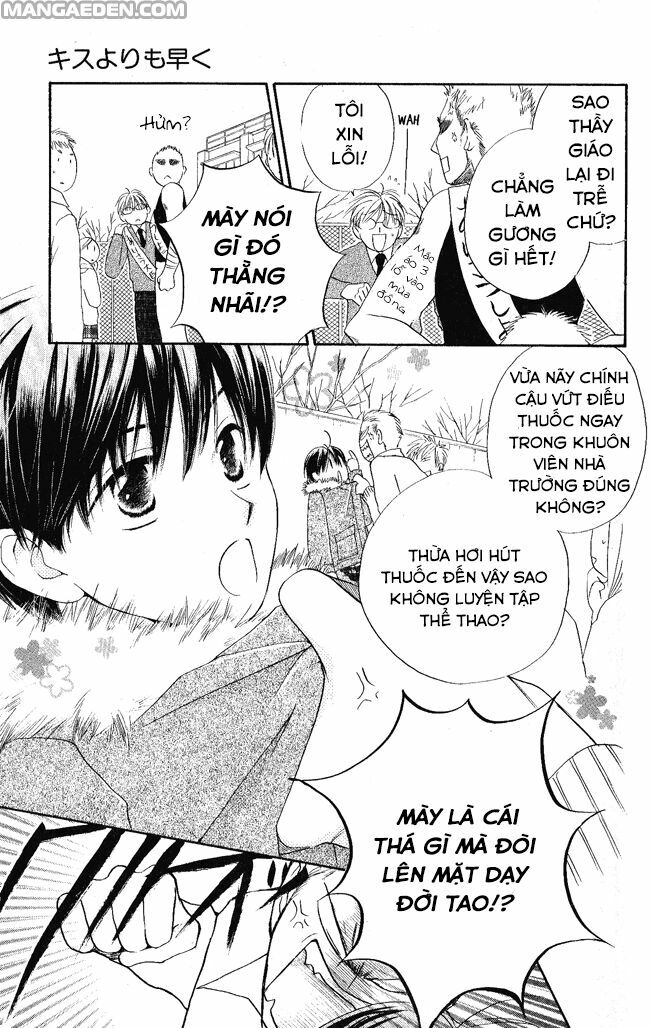 Faster than a kiss - Kiss Yori mo Hayaku: Chapter 23