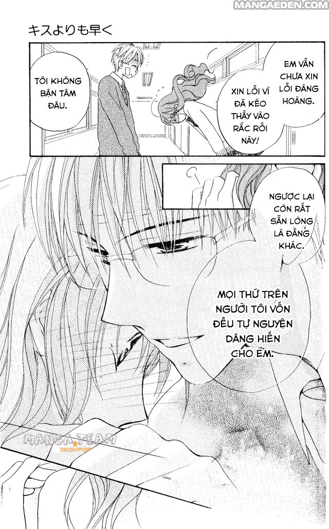 Faster than a kiss - Kiss Yori mo Hayaku: Chapter 25