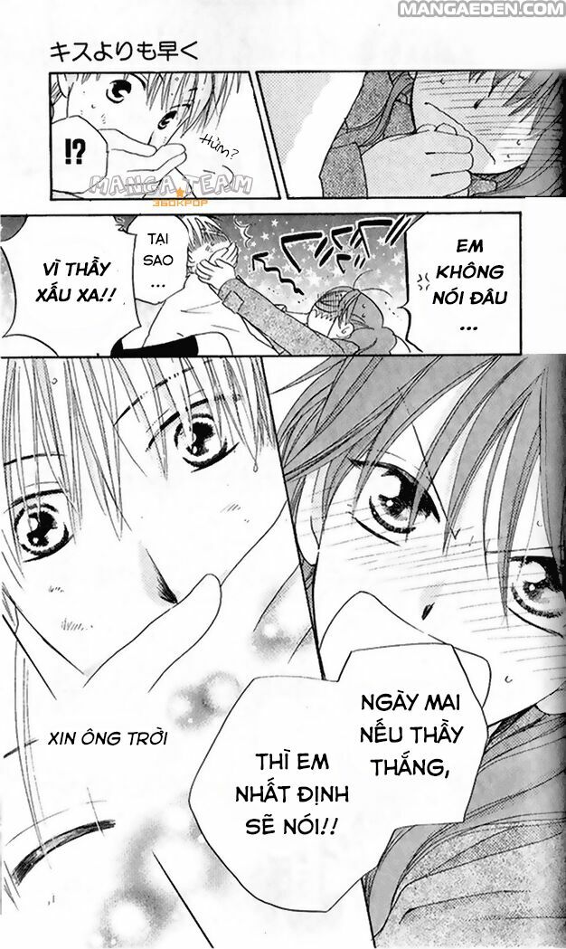 Faster than a kiss - Kiss Yori mo Hayaku: Chapter 26