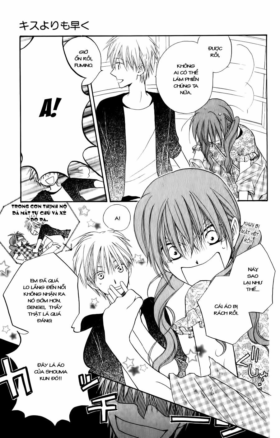Faster than a kiss - Kiss Yori mo Hayaku: Chapter 37